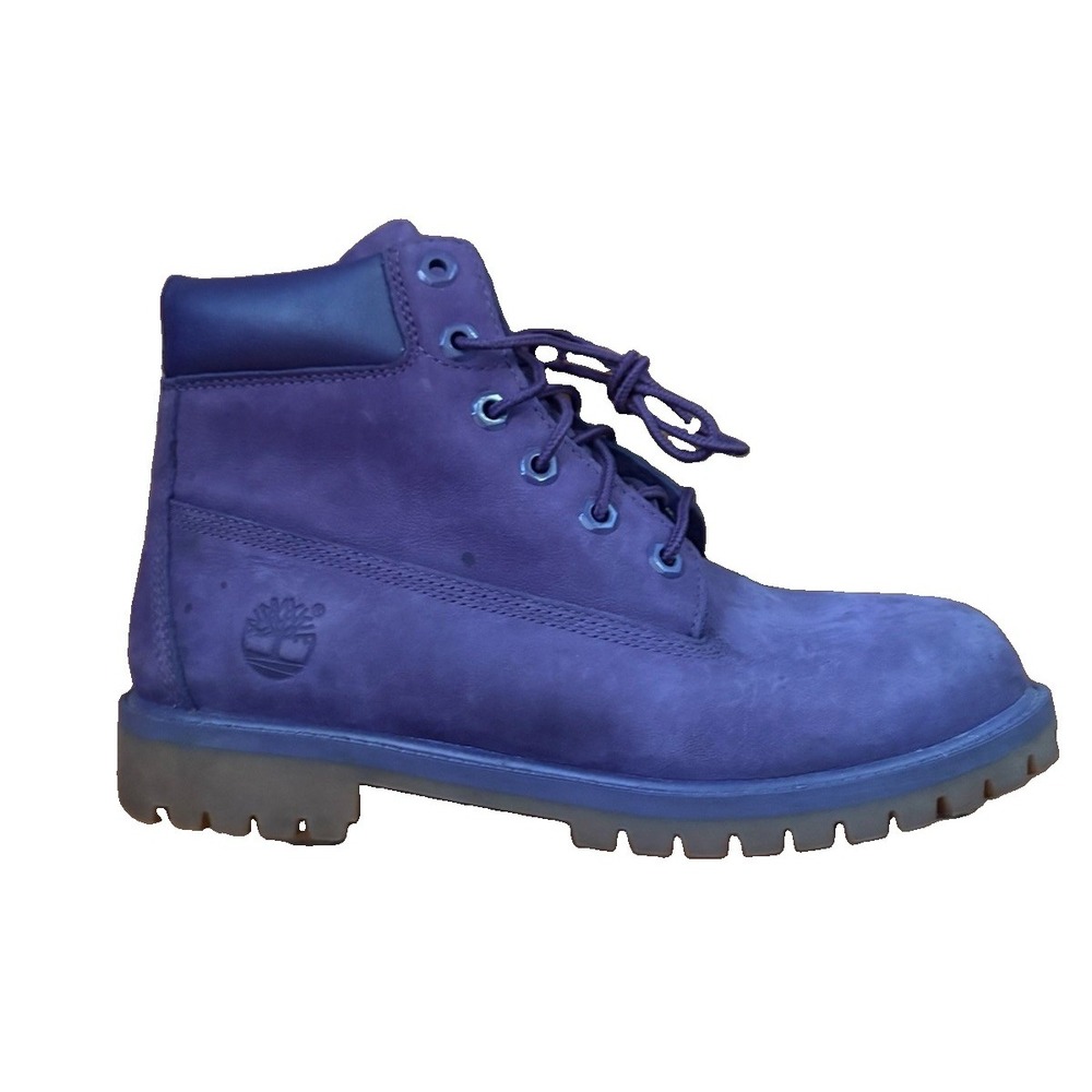 Timberland 6 Inch Premium Purple Combat Boots Womens Size 6 A14T3